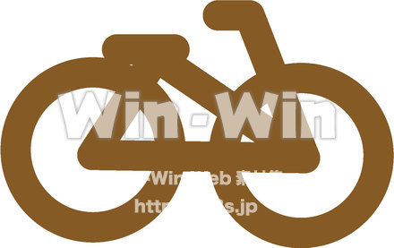 マーク　自転車のCG・イラスト素材 W-024408