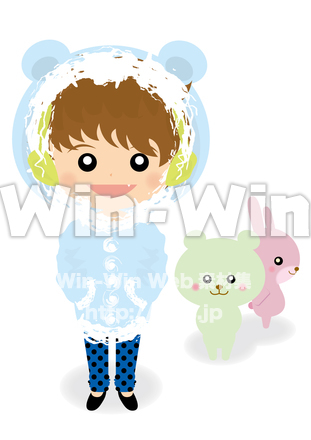 冬キャラクターのCG・イラスト素材 W-025083