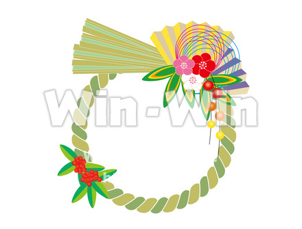 正月飾りのCG・イラスト素材 W-025222