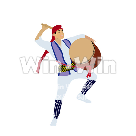 エイサーのCG・イラスト素材 W-025448