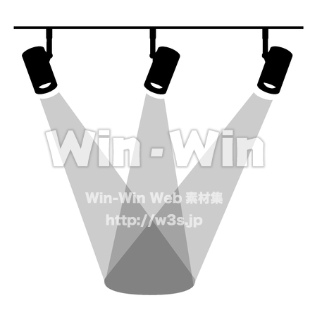 ライトのシルエット素材 W-025208