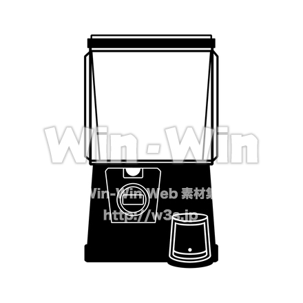 Gachaのシルエット素材 W-024811