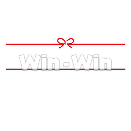 紅白の線のCG・イラスト素材 W-024960