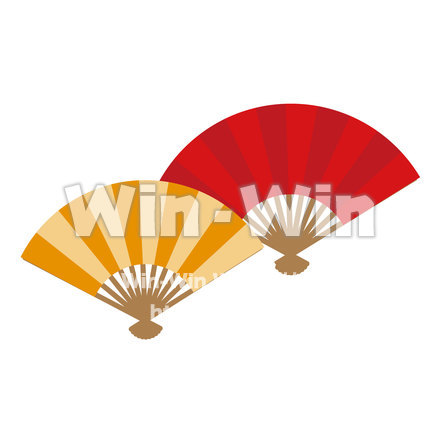扇子・扇のCG・イラスト素材 W-024956