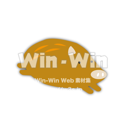 うりぼうのイラストのCG・イラスト素材 W-025132