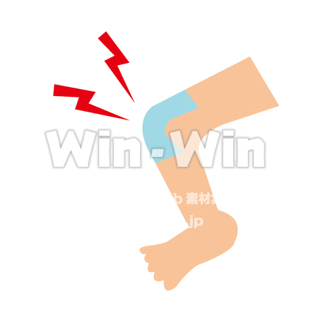 関節痛のCG・イラスト素材 W-024521