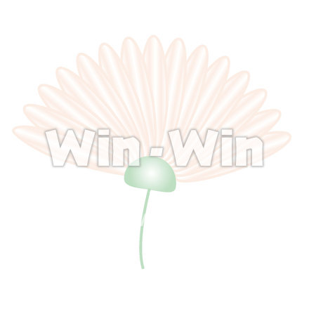 橙色の花のCG・イラスト素材 W-025500