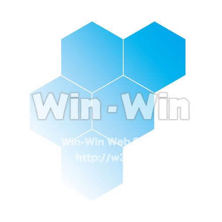 六角形のフレームのCG・イラスト素材 W-025833