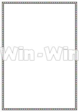 A4フレームのCG・イラスト素材 W-025869