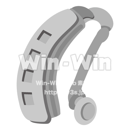 補聴器のCG・イラスト素材 W-025068