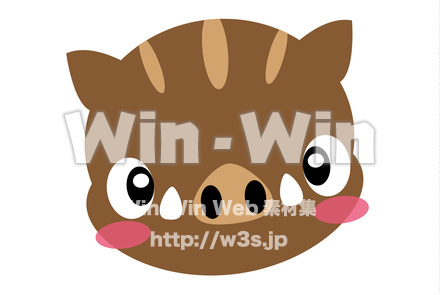 いのししのCG・イラスト素材 W-025221