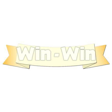 りぼんのフレームのCG・イラスト素材 W-025317