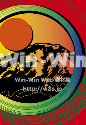 正月背景のCG・イラスト素材 W-025081