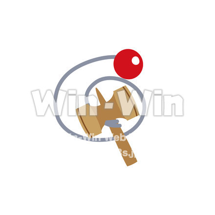 けん玉のCG・イラスト素材 W-024063