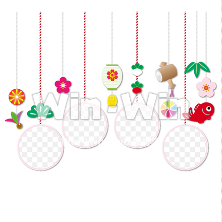 正月飾りのCG・イラスト素材 W-025151