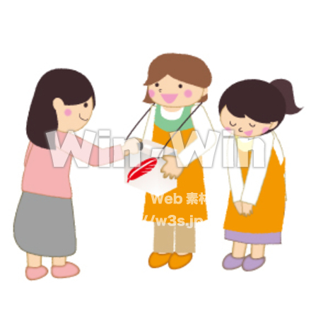 募金活動のCG・イラスト素材 W-025601