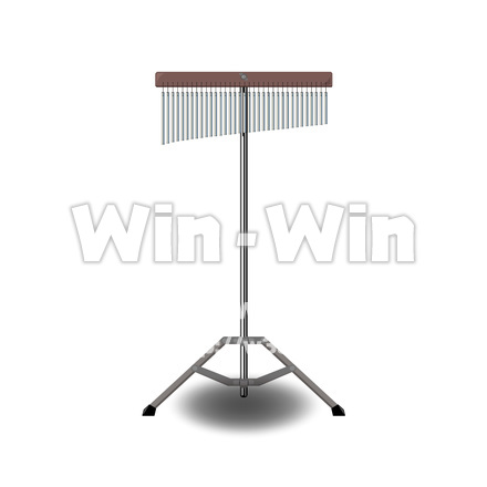 ウインドチャイムのイラストのCG・イラスト素材 W-024805