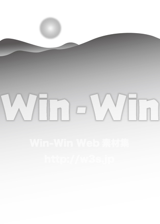 月夜の背景のシルエット素材 W-024919