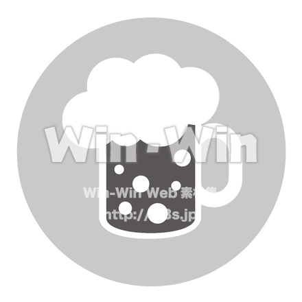 居酒屋のシンボルマークのシルエット素材 W-024119