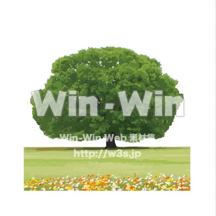 大木のCG・イラスト素材 W-025664