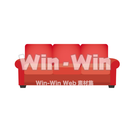 ソファーのCG・イラスト素材 W-025193