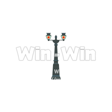 ガス灯のCG・イラスト素材 W-025049