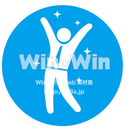 就職マーク（ピクトグラム）のCG・イラスト素材 W-024724