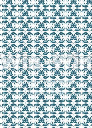 ダマスク柄のCG・イラスト素材 W-024945