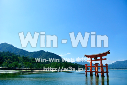 宮島の写真素材 W-024034