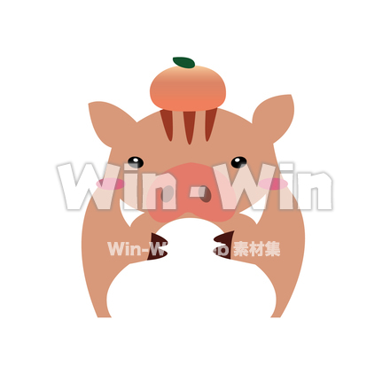 亥のCG・イラスト素材 W-025134