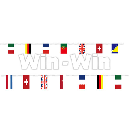 ヨーロッパのガーランドブラシのCG・イラスト素材 W-024649