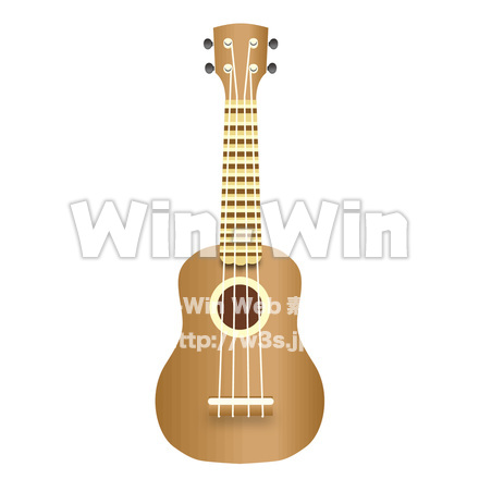 ウクレレのCG・イラスト素材 W-025888