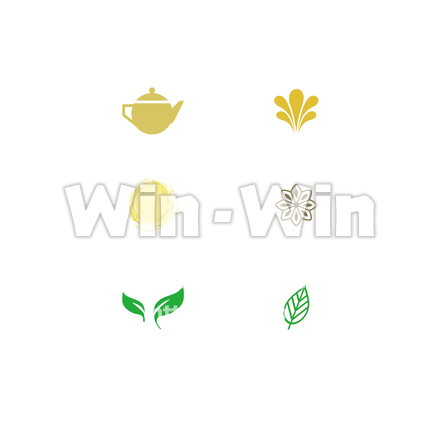 茶関連のアイコンのCG・イラスト素材 W-025838