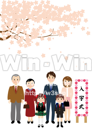 入学式のCG・イラスト素材 W-024289