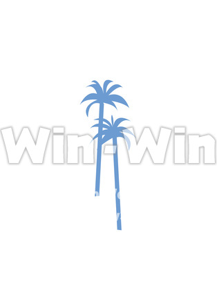 椰子の木のCG・イラスト素材 W-025803