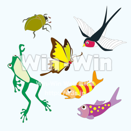 おやゆび姫のキャラクターのCG・イラスト素材 W-027828