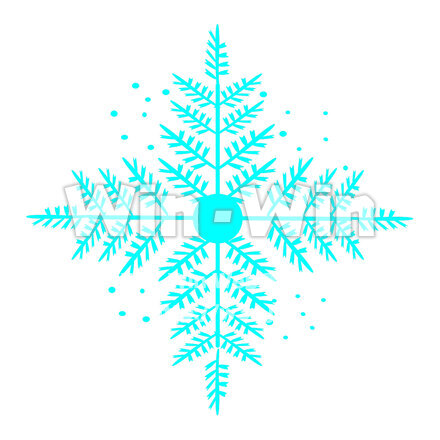 雪の結晶のCG・イラスト素材 W-026242
