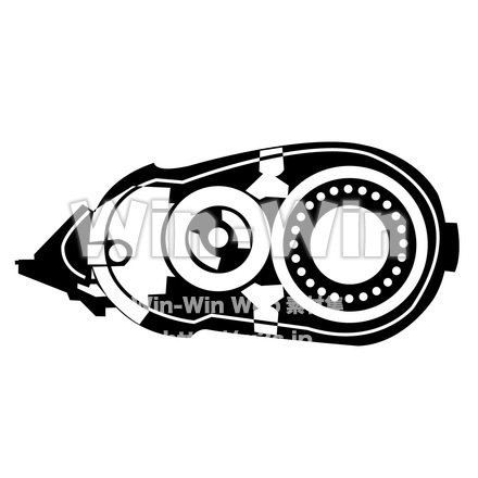 テープのりのシルエット素材 W-027360