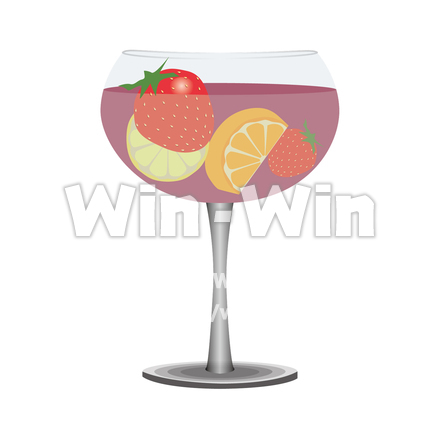 酵素ドリンクのCG・イラスト素材 W-026959