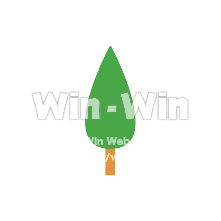 無効性な木のCG・イラスト素材 W-026207