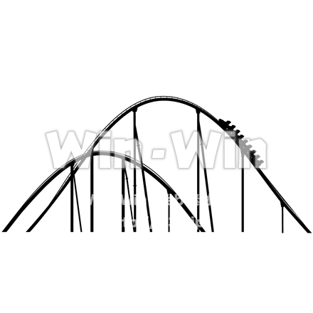 コースターのシルエット素材 W-027524