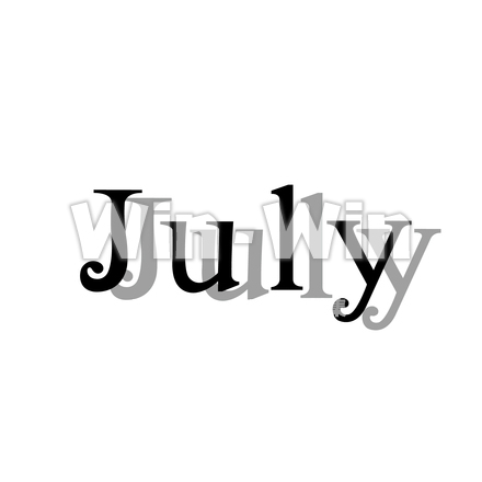 Julyのシルエット素材 W-026773