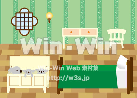 子ども部屋のCG・イラスト素材 W-026725