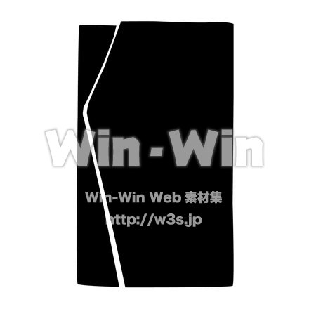 袱紗のシルエット素材 W-026007