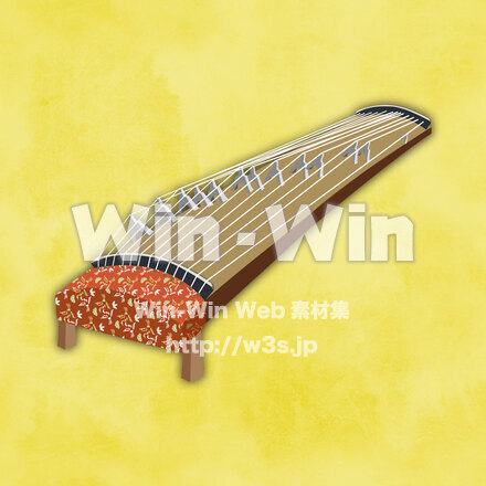 箏のCG・イラスト素材 W-026313