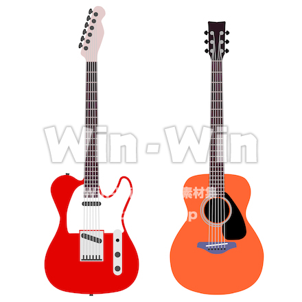 ギターのCG・イラスト素材 W-027944