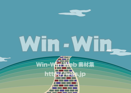 北風と太陽の背景のCG・イラスト素材 W-027822