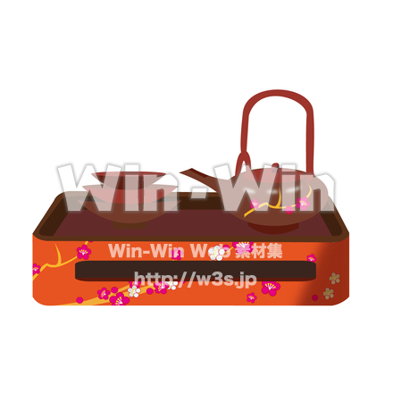お屠蘇セットのCG・イラスト素材 W-027348