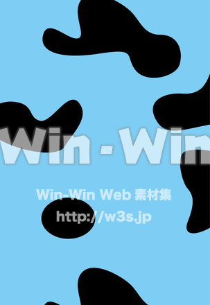牛の模様のCG・イラスト素材 W-027511