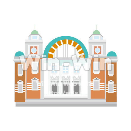 大阪中央公会堂のCG・イラスト素材 W-027212